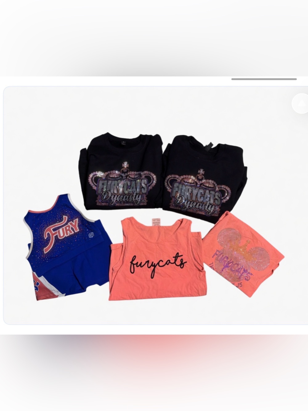 Furycats Kids Tank & Tops Set — Pink and Blue